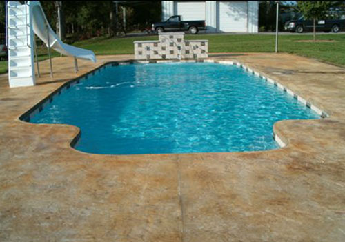 The Guadalupe Fiberglass Swimming Pool