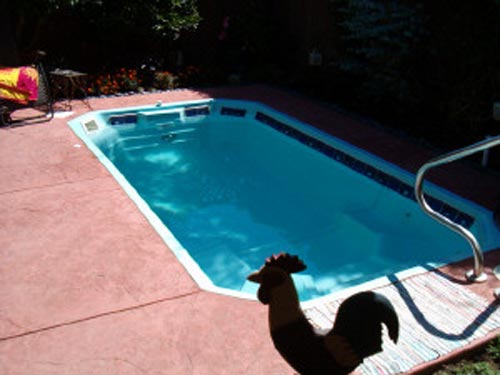 The Lavaca Fiberglass Swimming Pool