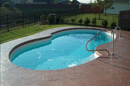 The Lazy S Fiberglass Swimming Pool